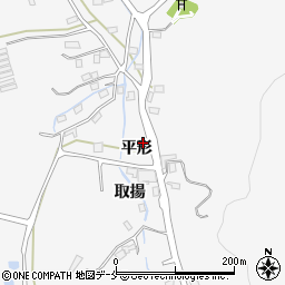 宮城県石巻市沢田平形周辺の地図