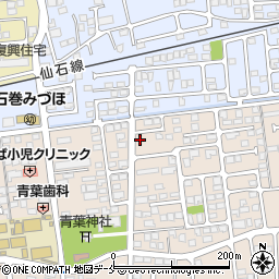 宮城県石巻市門脇青葉東158-8周辺の地図