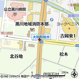 大和町桧木周辺の地図