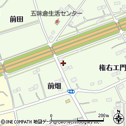 宮城県東松島市大曲前畑周辺の地図