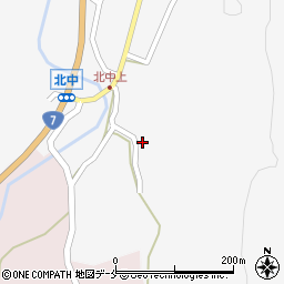 新潟県村上市北中63周辺の地図