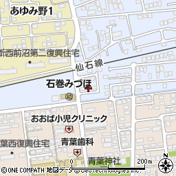 宮城県石巻市蛇田新下前沼156周辺の地図