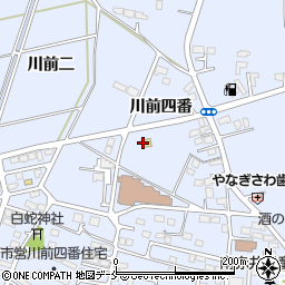 ローソン矢本川前店周辺の地図