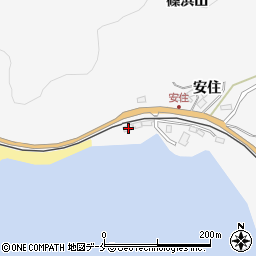 宮城県牡鹿郡女川町浦宿浜安住48-2周辺の地図