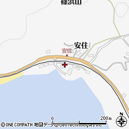 宮城県牡鹿郡女川町浦宿浜安住50-2周辺の地図