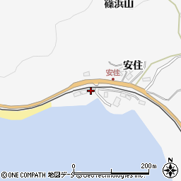 宮城県牡鹿郡女川町浦宿浜安住48周辺の地図