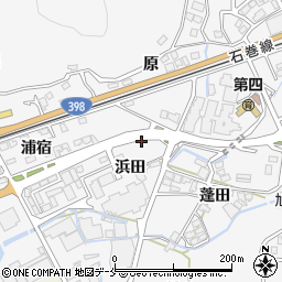 株式会社山長遠藤商店　浦宿工場周辺の地図