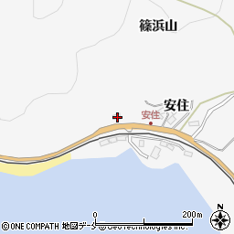 宮城県牡鹿郡女川町浦宿浜安住3周辺の地図