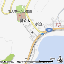 宮城県石巻市沢田折立入周辺の地図