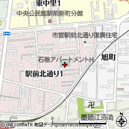石巻アパートメントホテル周辺の地図
