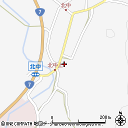 新潟県村上市北中856周辺の地図