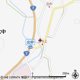 新潟県村上市北中758周辺の地図