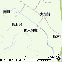 宮城県黒川郡大和町吉田栃木沢東周辺の地図