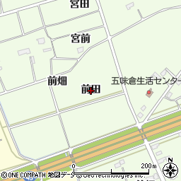 宮城県東松島市大曲（前田）周辺の地図