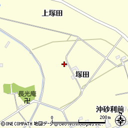 宮城県東松島市小松塚田周辺の地図
