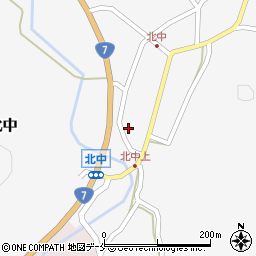 新潟県村上市北中765周辺の地図