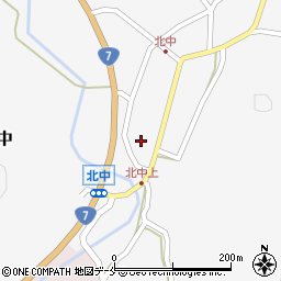 新潟県村上市北中766-1周辺の地図