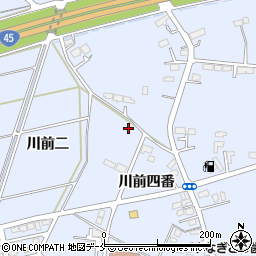 宮城県東松島市赤井川前四番36周辺の地図