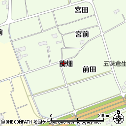 宮城県東松島市大曲前畑13-2周辺の地図