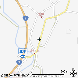 新潟県村上市北中770周辺の地図