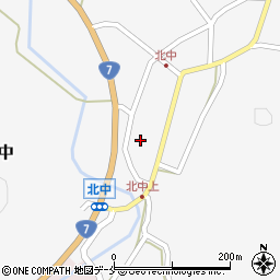 新潟県村上市北中771周辺の地図