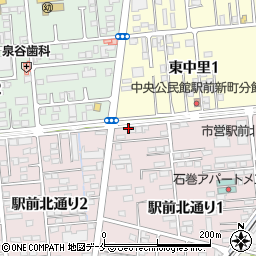 加賀美容院周辺の地図