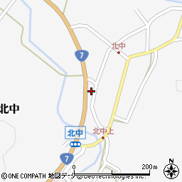 新潟県村上市北中742周辺の地図