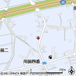 宮城県東松島市赤井川前四番17周辺の地図
