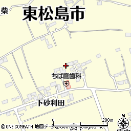 宮城県東松島市小松上砂利田33周辺の地図