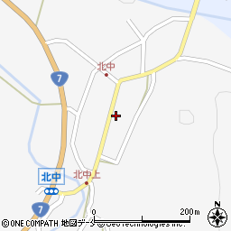 新潟県村上市北中840周辺の地図