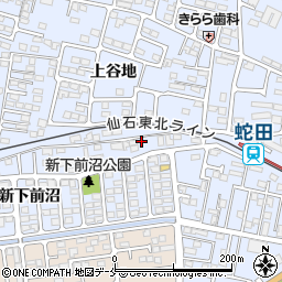 宮城県石巻市蛇田新下前沼41周辺の地図