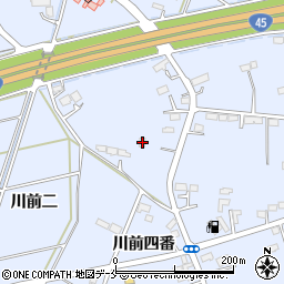 宮城県東松島市赤井川前四番16周辺の地図