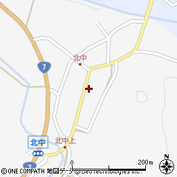 新潟県村上市北中838周辺の地図