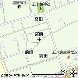 宮城県東松島市大曲宮前20周辺の地図