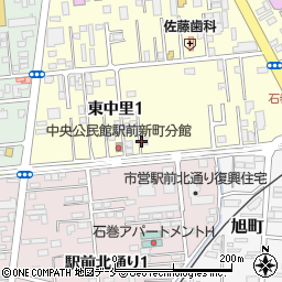 宮城県教職員組合石巻支部周辺の地図
