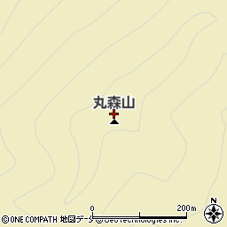 丸森山周辺の地図