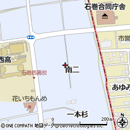 宮城県東松島市赤井南二周辺の地図
