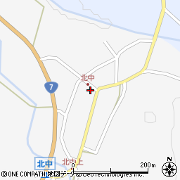 新潟県村上市北中802周辺の地図