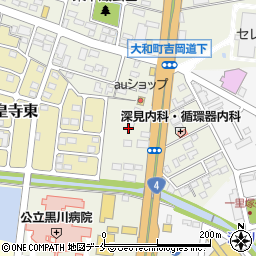 宮城県黒川郡大和町吉岡東車堰周辺の地図