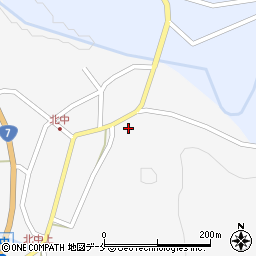 新潟県村上市北中982周辺の地図