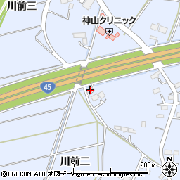 宮城県東松島市赤井川前四番7-6周辺の地図