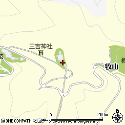 宮城県石巻市湊牧山周辺の地図