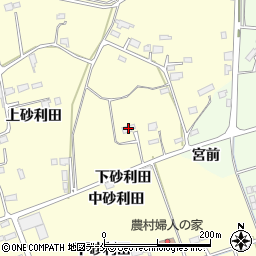 宮城県東松島市小松上砂利田221周辺の地図