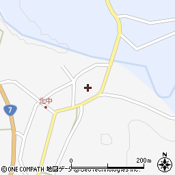 新潟県村上市北中990周辺の地図