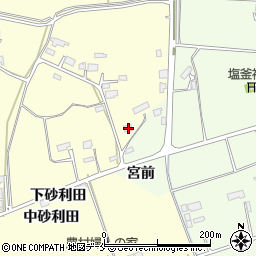 宮城県東松島市小松上砂利田244-1周辺の地図