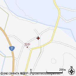 新潟県村上市北中814周辺の地図