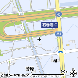 宮城県東松島市赤井（南三）周辺の地図