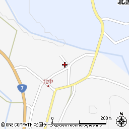 新潟県村上市北中692周辺の地図