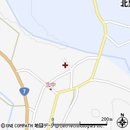 新潟県村上市北中690周辺の地図