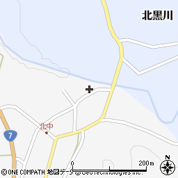 新潟県村上市北中677周辺の地図
